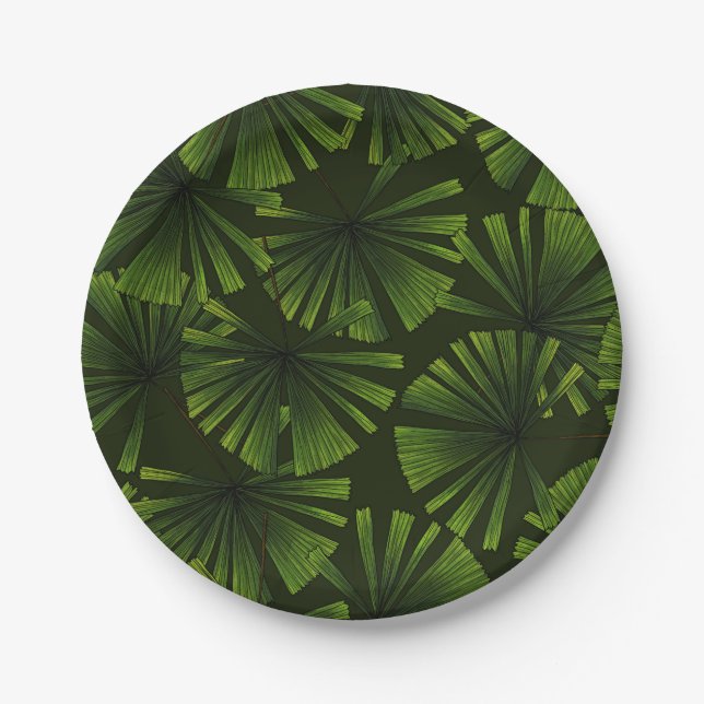Palm leaves paper plate (Front)