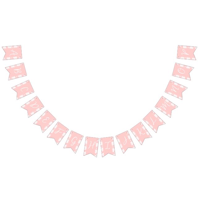 Palm Leaves Pattern bunting banner (All)