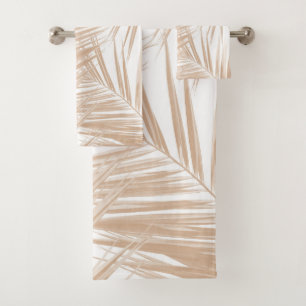 Palm Leaves Pattern Dream 6 #tropical#art Bath Towel Set