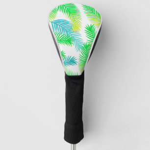 Palm leaves pattern golf head cover