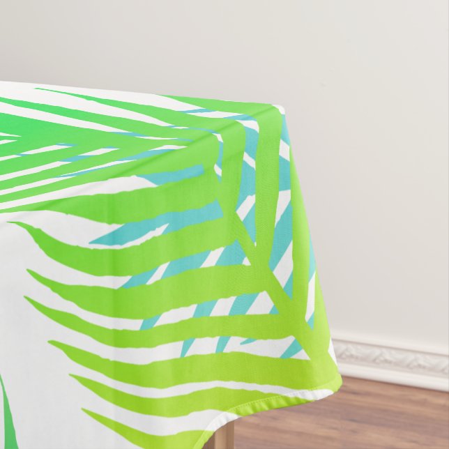 Palm leaves pattern tablecloth (In Situ)