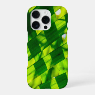 Palm Leaves Plaid, Kapaa, Kauai, Hawaii Case-Mate iPhone 16 Pro Case