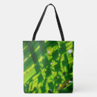 Palm Leaves Plaid, Kauai, Hawaiian Beach Bag