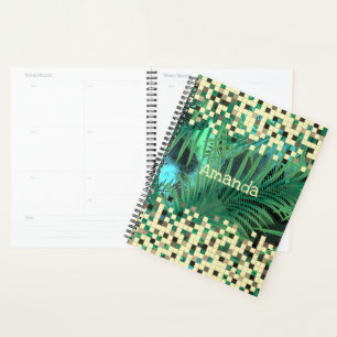 Palm leaves planner