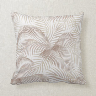 Palm leaves style cushion