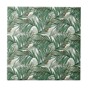 Palm leaves tile
