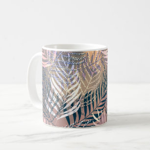 Palm leaves, tropical, Botanical, leaves, jungle Coffee Mug