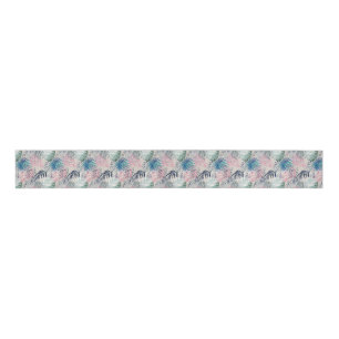 Palm leaves, tropical, Botanical, leaves, jungle, Grosgrain Ribbon