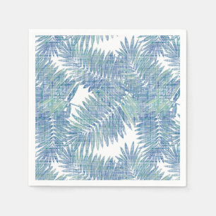 Palm leaves, tropical, Botanical, leaves, jungle Napkin