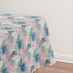 Palm leaves, tropical, Botanical, leaves, jungle Tablecloth