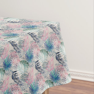 Palm leaves, tropical, Botanical, leaves, jungle, Tablecloth