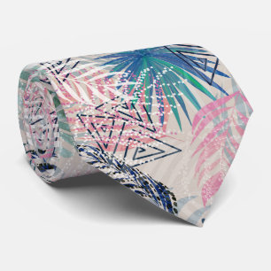 Palm leaves, tropical, Botanical, leaves, jungle, Tie