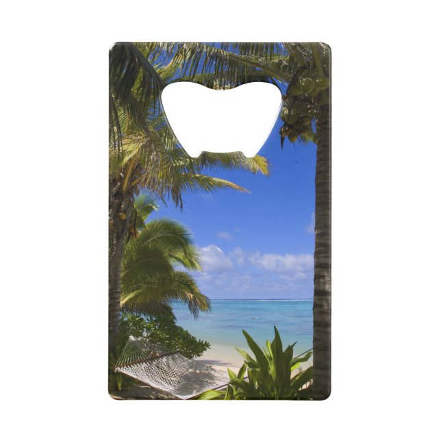 Palm lined beach Cook Islands 2 (Front)