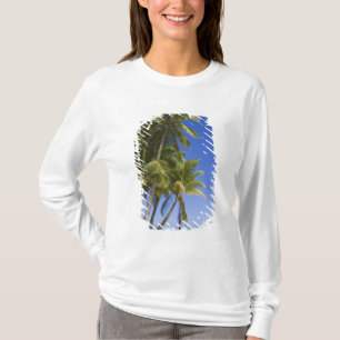 Palm lined beach Cook Islands 3 T-Shirt