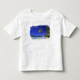 Palm lined beach Cook Islands 5 Toddler T-Shirt