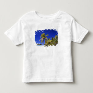 Palm lined beach Cook Islands 7 Toddler T-Shirt