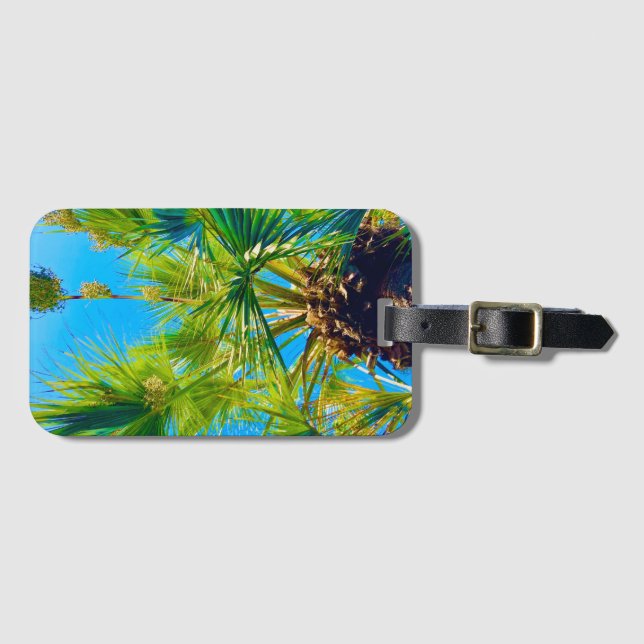 Palm Luggage Tag (Front Horizontal)