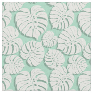 Palm monstera seamless pattern 3 fabric