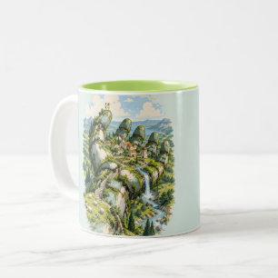 Palm of the Fallen Giant Two-Tone Coffee Mug