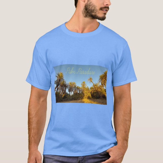 Palm Paradaise Tishirt T-Shirt (Front)