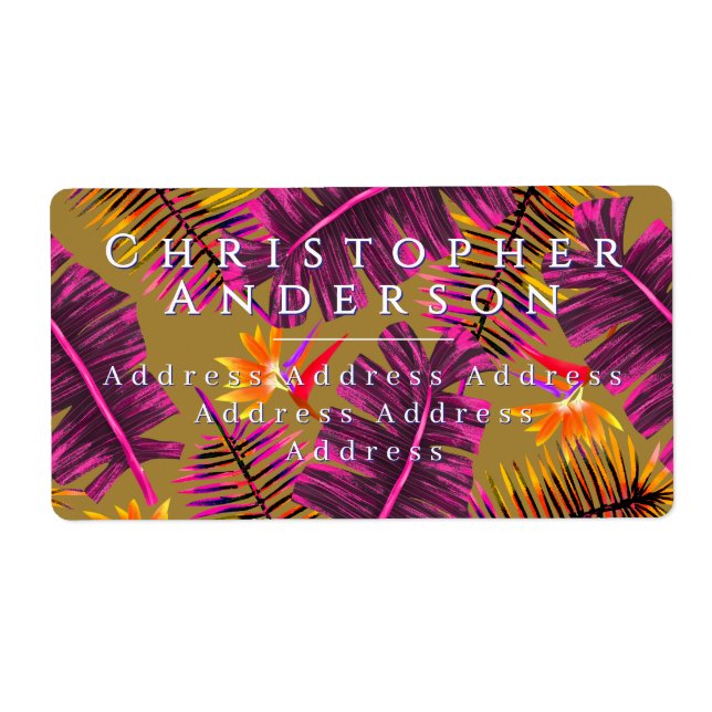 Palm Paradise Yellow Orange (Front)