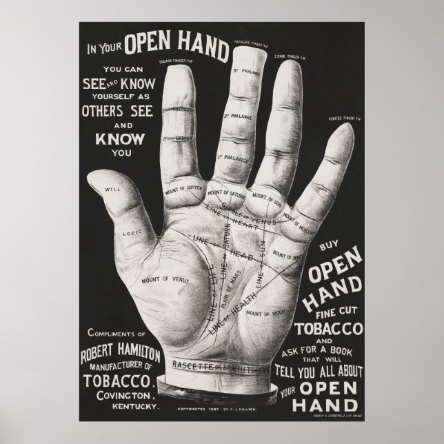 Palm Reading Poster (Front)