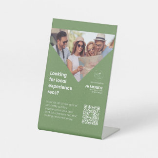 Palm Regensy Paradise Stand Pedestal Sign