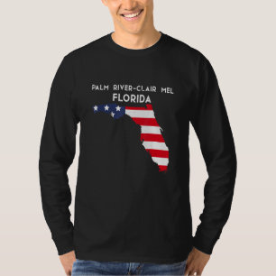Palm River Clair Mel Florida USA State America Tra T-Shirt