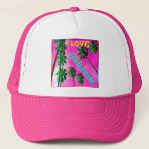 "Palm Sky: I LOVE California 3" Hat