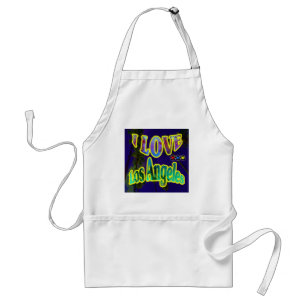 "Palm Sky: I LOVE Los Angeles 4" Apron