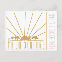 Palm Springs Bachelorette Invitation