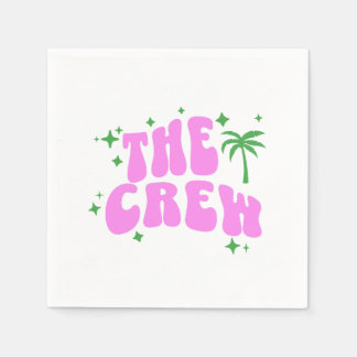  palm springs bachelorette party pink napkin