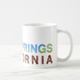Palm Springs Blue & Green Coffee Mug