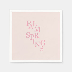Palm Springs Blush Pink Napkin