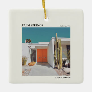Palm Springs Bright Door Ornament