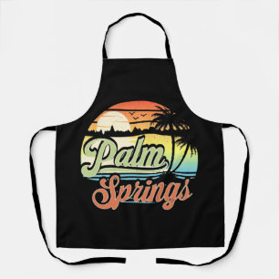 Palm Springs California Beach Vacation Sunset Apron