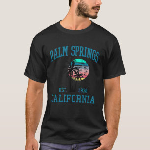 Palm Springs California Beach Vintage Palm Trees S T-Shirt