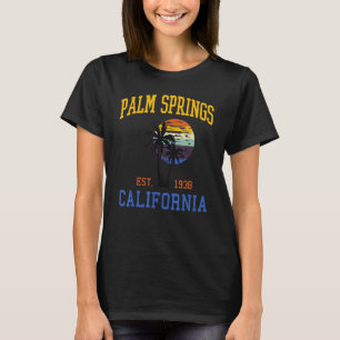 Palm Springs California Beach Vintage Palm Trees S T-Shirt