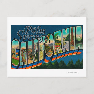 Palm Springs, California - Large Letter Scenes Postcard