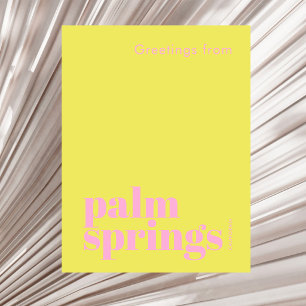 Palm Springs California modern vacation Postcard