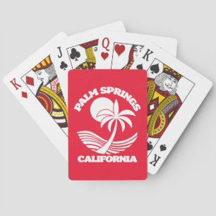 Palm Springs California Playing Cards
