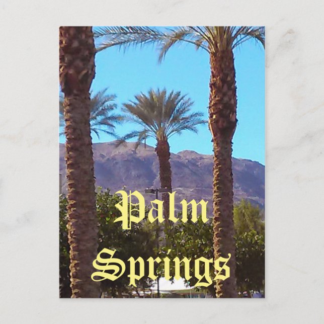 Palm Springs California Postcard (Front)