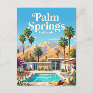 Palm Springs California Postcard