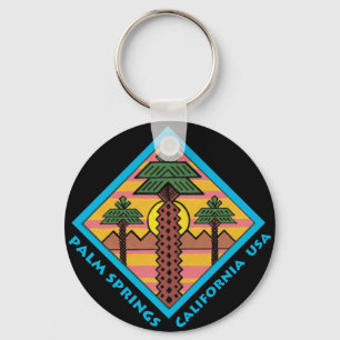 PALM SPRINGS California USA original artwork Key Ring