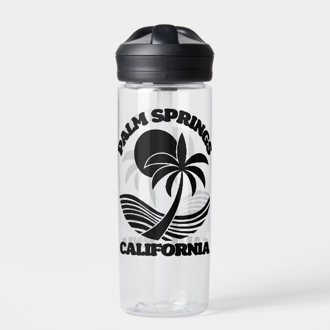 Palm Springs California Water Bottle (Front)
