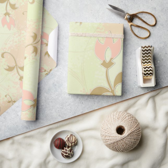Palm Springs Florals Wrapping Paper (Crafts)