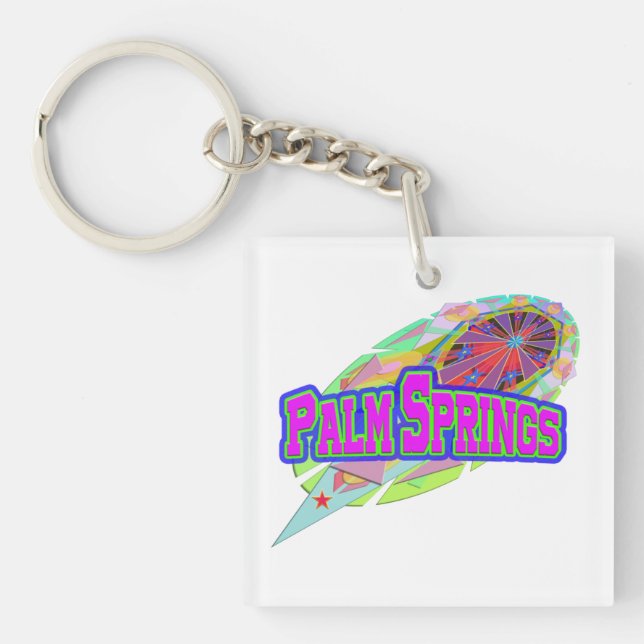“Palm Springs” Future Keychain (Front)
