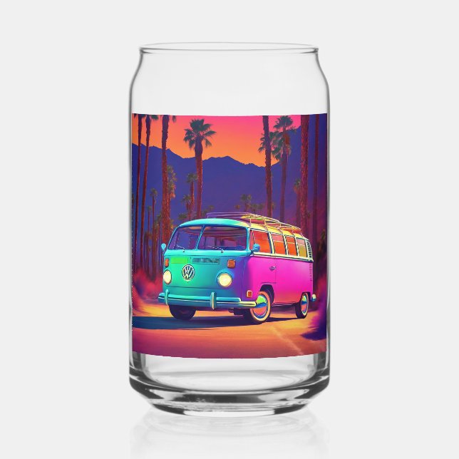 Palm Springs inspired glass (Front)