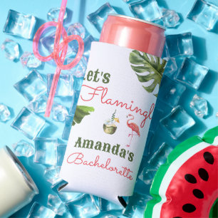 Palm Springs Last Flamingle Bachelorette Party Seltzer Can Cooler