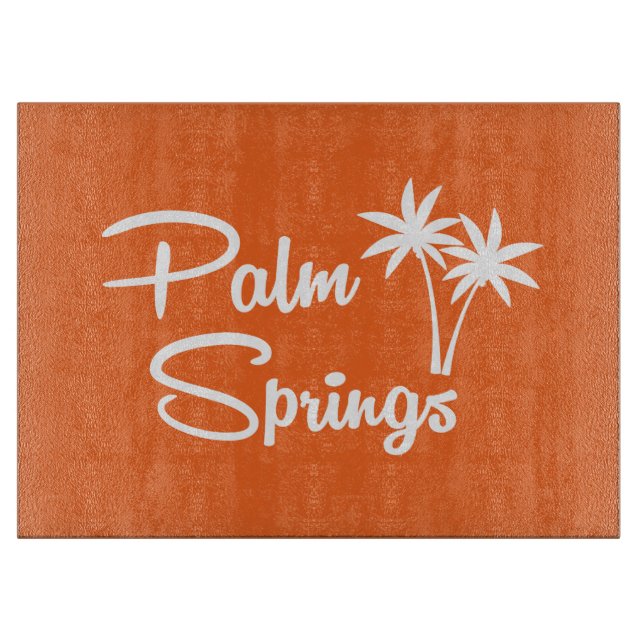 Palm Springs Mid Century Modern Cutting Board (Front)